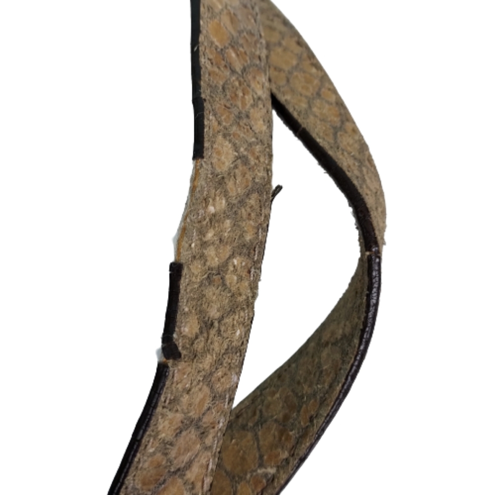 Michael Kors Chain Python Print, Size 11x15x5, Tan - image 8